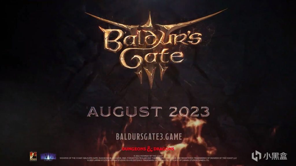 TGA 2022《博德之门3》将于2023年8月推出