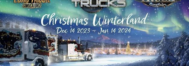 《欧洲卡车模拟》及《美洲卡车模拟》现已开启圣诞节冬日仙境活动