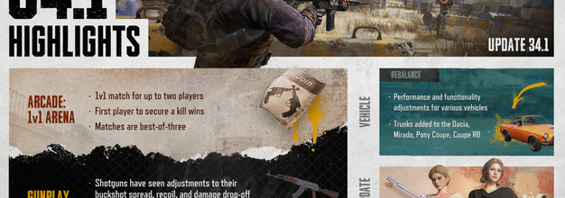 PUBG 34.1版本更新 添加新街机模式“1对1竞技场”